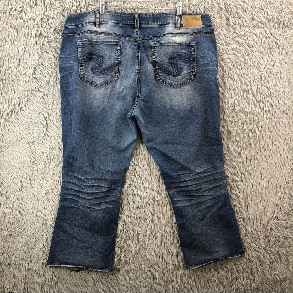 Silver Jeans Suki Womens Size 24 Mid Bootcut Denim Jeans